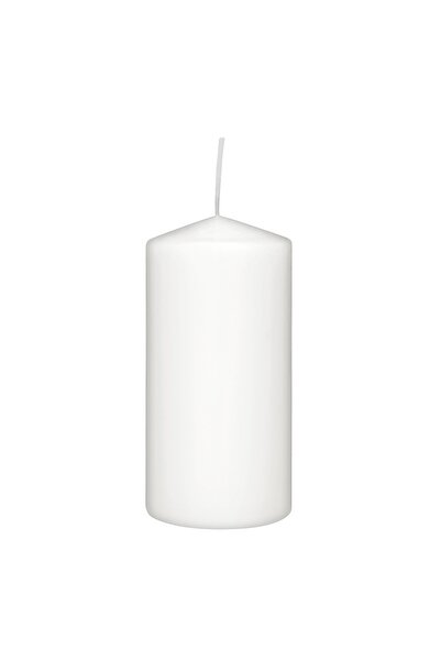 Rubinlicht 120x60mm Beyaz Silindir Mum