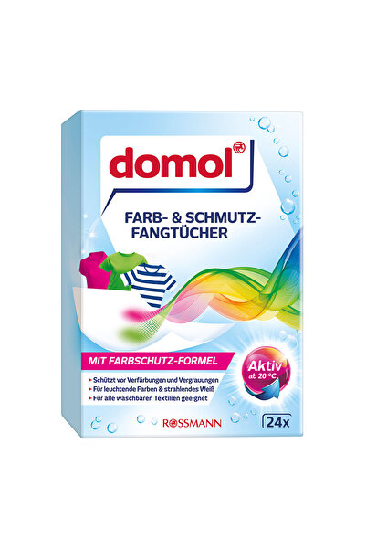 DOMOL Renk Ayırıcı Ve Kir Tutucu Mendil 24’lü Paket