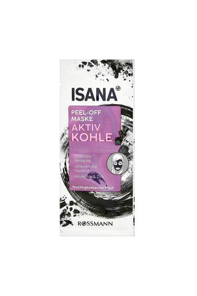 ISANA Aktif Kömür Tüm Cilt Tipleri 2*8 ml Arındırıcı Maske