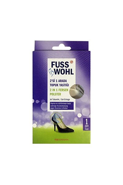 Fusswohl 2'si 1 Arada Topuk Yastığı (alt & Üst Topuk)