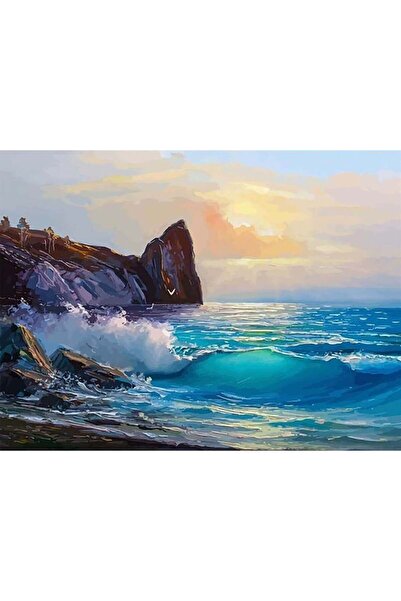 wombhobby Yamaç Manzarası Sayılarla Boyama Seti 40x50 Çerçeveli (Kasnağa ) Ge...