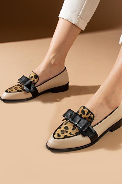 EMIENZA Elvador First Class Patent Leather Front Velvet Leopard Detail