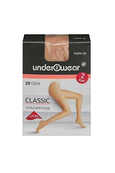 Underwear Chiloți Lycra Ciorapi Subțiri 20 Den, Culoare Piele Mărimea 40/42