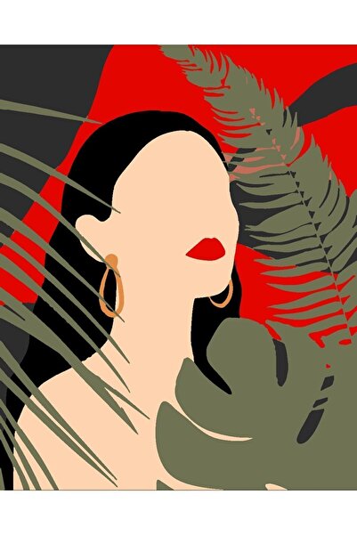 wombhobby Not Mine Sayılarla Boyama Seti 30x40 Cm (tuvale Gerili)