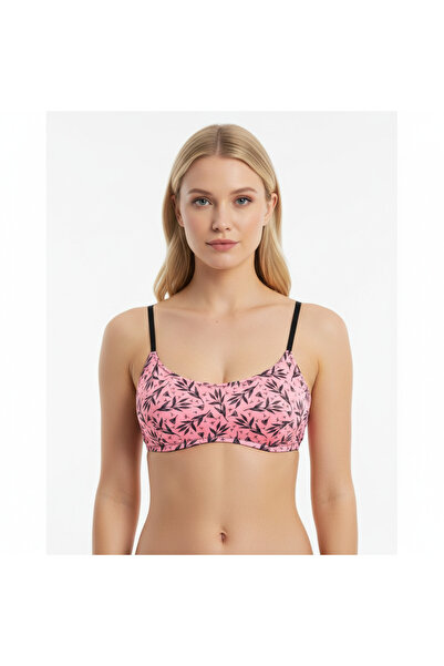 BONBON Women's Wire Free Unsupportive Scoop Bralet Bra Bb2113