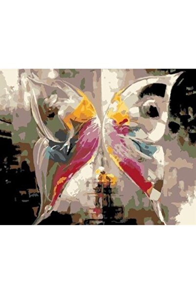 wombhobby Kelebek Etkisi Sayılarla Boyama Seti 40x50 Cm Çerçeveli (Kasnağa ) ...