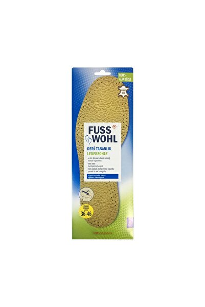 Fusswohl Deri Tabanlık, Rahat ve Dayanıklı, 1 Adet