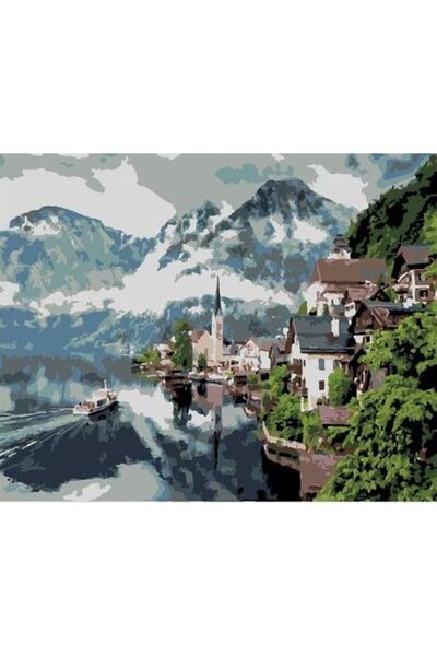wombhobby Avusturyadan Esintiler Sayılarla Boyama Seti 50X65 cm Çerçeveli (Ka...