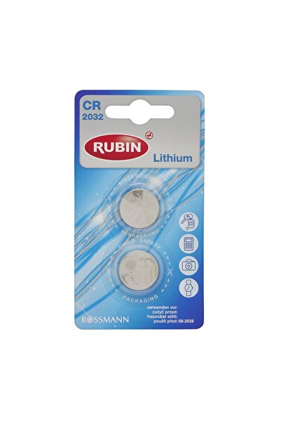 Rubin Düğme Lithium Pil CR2032 2'li