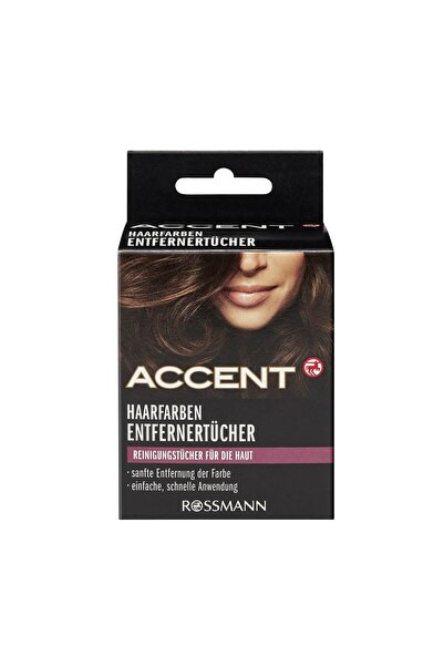 Accent مناديل لإزالة صبغ الشعر 6 عبوات