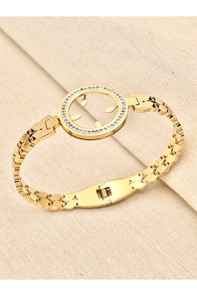 Siya Silver Kararmaz Çelik Çeyreklik Arpa Model Kelepçe Çeyrek Takılan Bilekl...