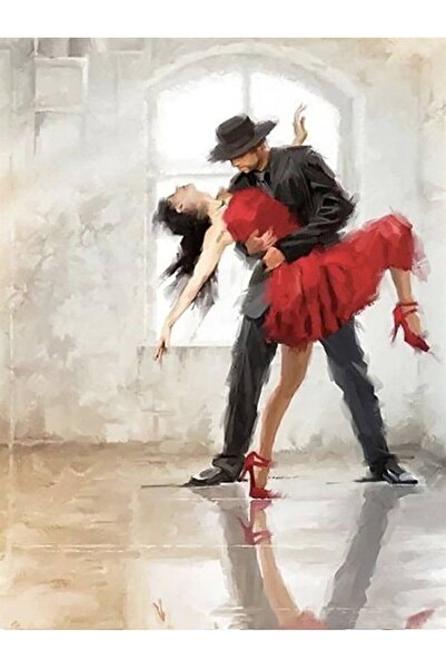 wombhobby Buones Aries Sayılarla Boyama Seti 50x65 Cm Çerçeveli (Kasnağa ) Ge...