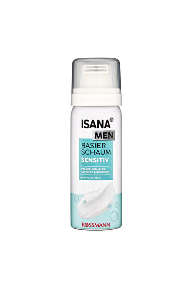 ISANA MEN Seyahat Boyu Tıraş Köpüğü - Hassas Ciltler İçin - 50 ml