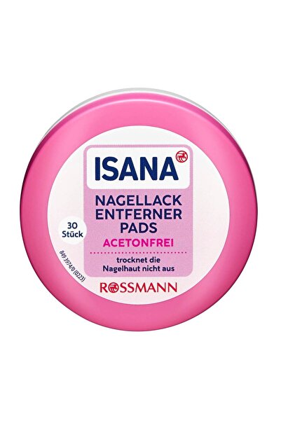 ISANA Asetonsuz Oje Çıkarıcı Ped 30'lu 1 Adet