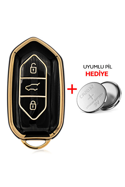 Rem Anahtar Oto Elektronik Anahtar T10X T10F 3 Button Smart Nano Key Case - B...