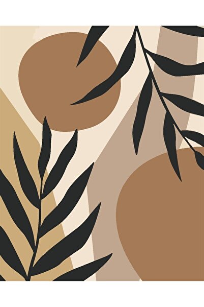 wombhobby Bohem Sanat Sayılarla Boyama Seti 30x40cm Çerçeveli (Kasnağa ) Gerili