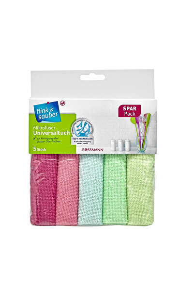 Flink Sauber Microfiber dust cloth microfiber 5-pack