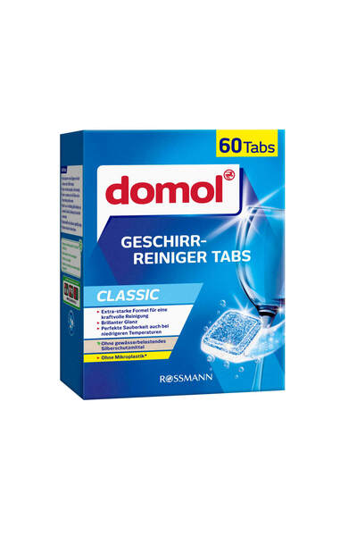 DOMOL Bulaşık Makinesi Tableti Klasik 60 Adet