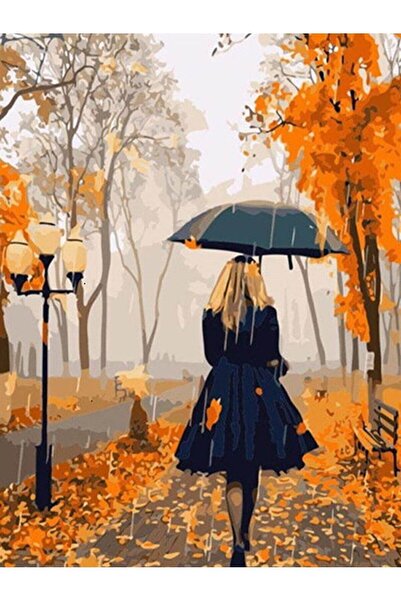 wombhobby Yalnızlık Senfonisi Sayılarla Boyama Seti 40x 50 Cm ( Tuval Şasesin...