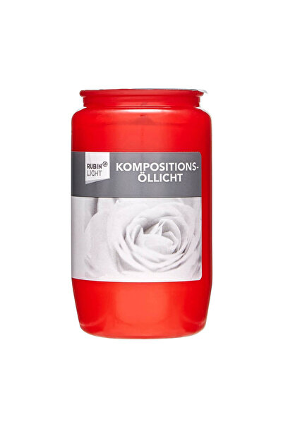 Rubin Licht Light Oil Content Candle Red 1pc
