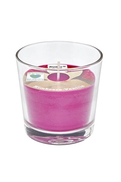 Glass Jar Candle Raspberry & Vanilla 1 Piece