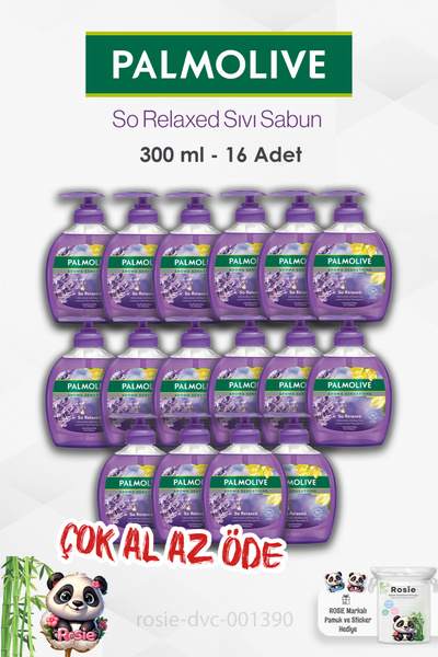 Palmolive اشتري 16 واحصل على 14 من الصابون السائل Aroma Sensations So Relaxed 300 مل وROSIE