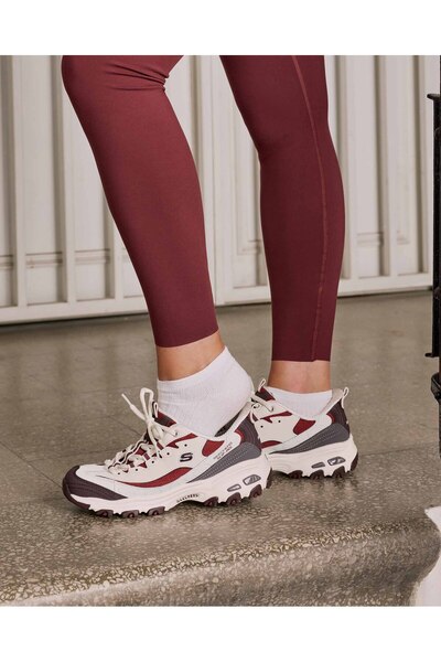 SKECHERS D'lites SMOOTH NOSTALGIA Kadın Bej Sneakers 150537 NTMT