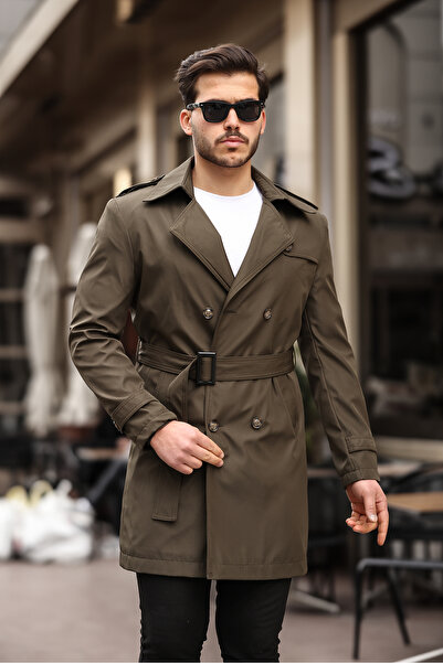 BASEL.CO Apoletli Kemerli Trençkot