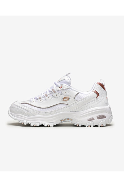 SKECHERS D'lİtes - COPPER DİVİNE Kadın Beyaz/Pembe/Altin Sneakers 13145 WTRG