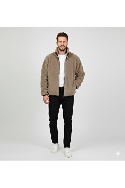 OSTORM O'storm Oversize Unisex Kadın Erkek Proheat Yünlü Tüylü Mont Ceket