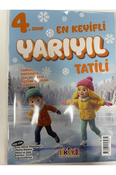 Kaliteli Eğitim Yayınları KEYİFLİ YARIYIL TATİL SETİ 4.SINIF | 3 KİTAP | KARN...