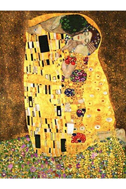 wombhobby Öpücük Sayılarla Boyama Seti 60x75 Cm Çerçevesiz RULO ( Kasnaksız )