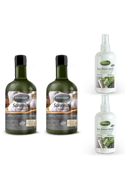 Mecitefendi Sarımsak Şampuan + Saç Sütü Set X2
