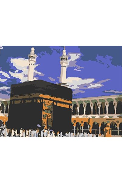 wombhobby Kabe Sayılarla Boyama Seti 50x65 cm Çerçevesiz RULO ( Kasnaksız )