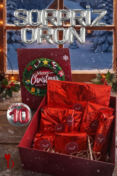 Dami Beauty KADINLARA ÖZEL 10 FARKLI ÜRÜN SÜPRİZ PAKET / MAKYAJ PAKETİ - ADVENT CALENDAR