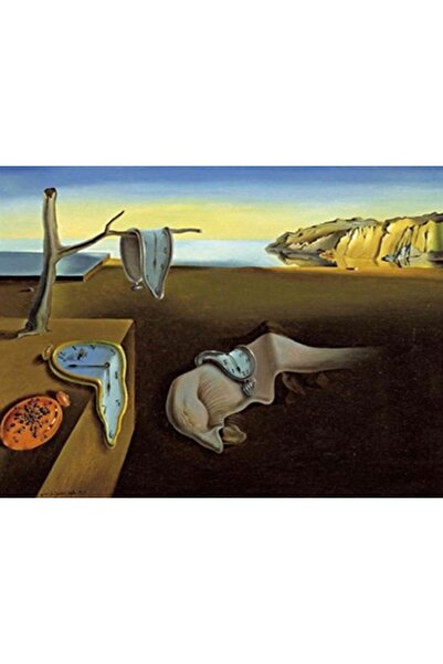 wombhobby S.dali Eriyen Saatler Sayılarla Boyama Seti 40x50 Cm Çerçevesiz RUL...