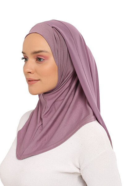 Altobeh Ready Lux practic Hijab șifon șal maro deschis