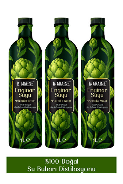 LA GRAINE Enginar Suyu 1 Lt (3 Adet)