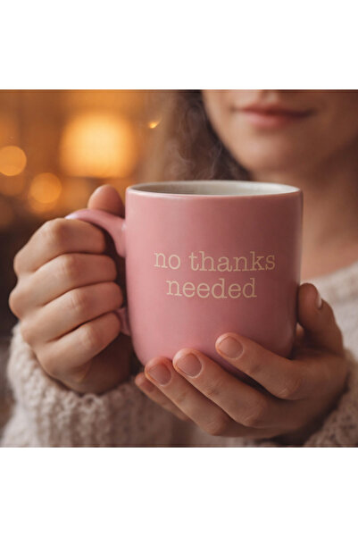 Rakle No Thanks Needed Kupa - Pembe - 365 ml