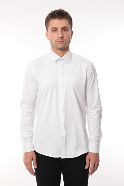 Fitmens Slim Fit Long Sleeve Lycra Gift Boxed Easy Iron Men's Shirt Fs-002969...