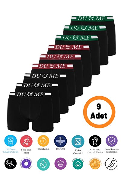 DU&ME Cotton Men's Boxer Simple and Stylish Economical Set