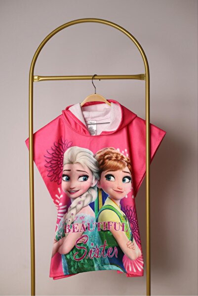 Booni Jooni Πετσέτα παραλίας Pink Frozen Friends Poncho