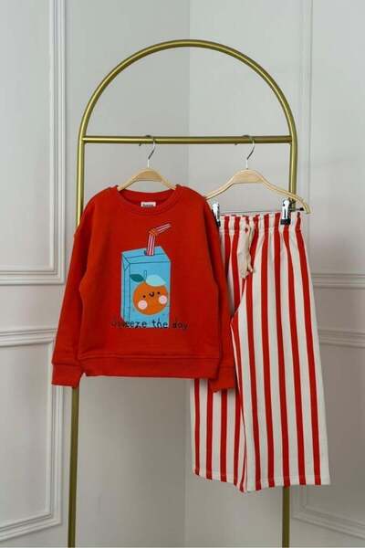 Booni Jooni Set de trening Squeeze The Day cu imprimeu