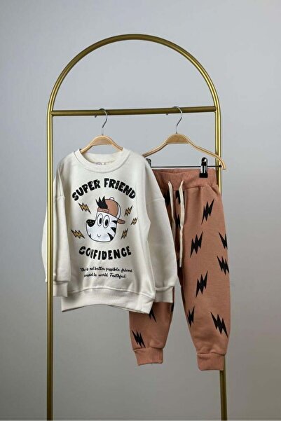 Booni Jooni طقم بدلة رياضية مطبوعة من سوبر فريند