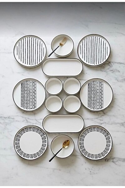 Kitchen Life Set de mic dejun Sio Savior, care poate fi stivuit - Set de prezentare pentru mic dejun de lux