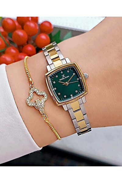 Daniel Klein Orjinal 2 Yıl Garantili Gold Renk Çelik Kordonlu Kadın Kol Saati...