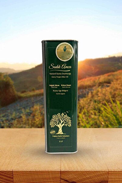 Sadık Amca Erken Hasat Soğuk Sıkım Natürel Sızma Zeytinyağı 2 Lt. Özel Tasarı...