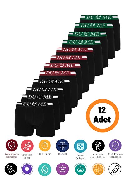 DU&ME Erkek Boxer Hediyelik Eşya kişiye Özel pamuklu
