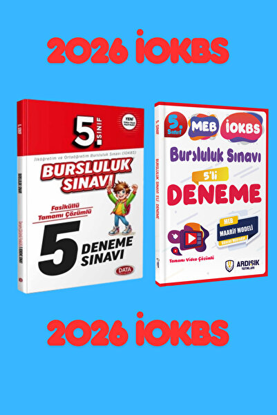 Data Yayınları 5. Sınıf Bursluluk Sınavı Deneme Sınav Seti 2025