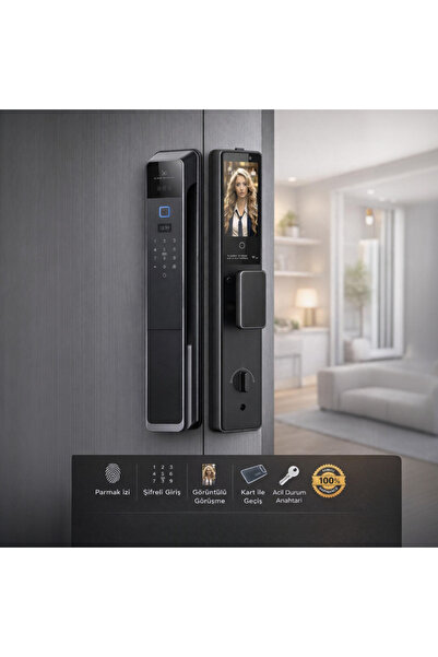 TUYA uygulama WiFi Yüz Tanıma Akıllı Kapı Kilidi ***İSTANBUL içi kurulum mont...